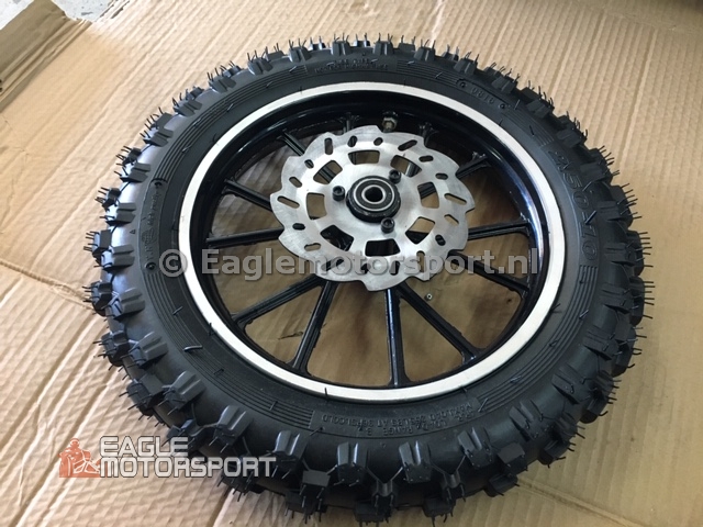 Voorwiel 49cc pitbike 10 inch